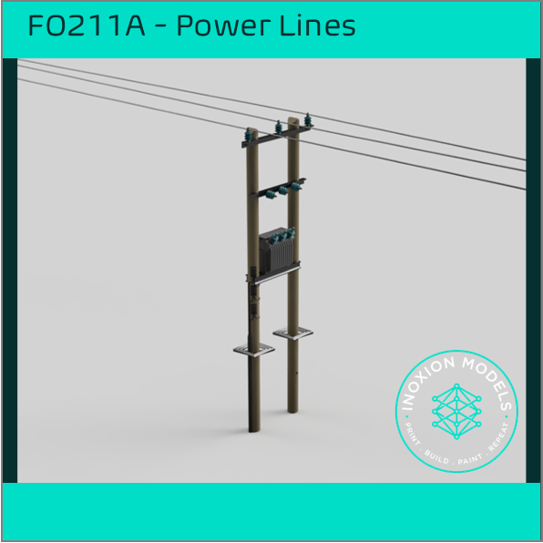 FO211A – Power Poles OO/HO Scale