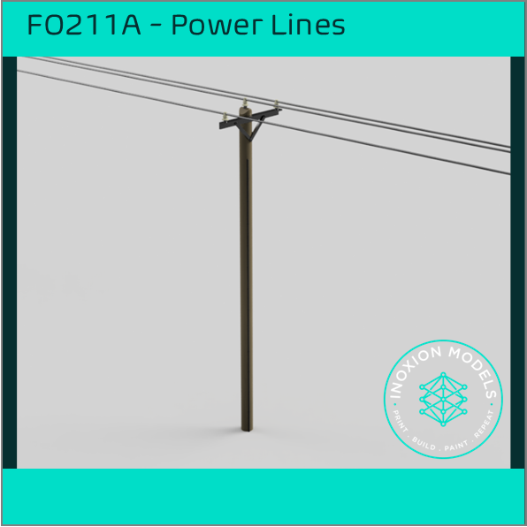 FO211A – Power Poles OO/HO Scale