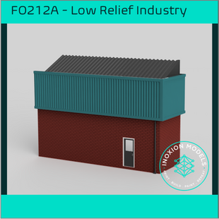 FO212A – Low Relief Industrial Building OO/HO Scale