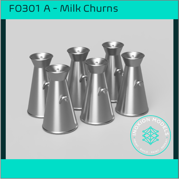 FO301A – 17 Gallon Milk Churns OO/HO Scale