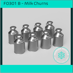 FO301B – Small Milk Churns OO/HO Scale
