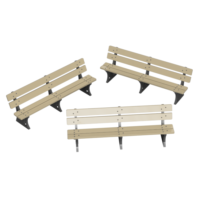 HO602A – GWR 8ft Platform Benches N Scale