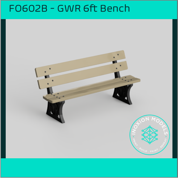 FO602B – GWR 6ft Platform Benches OO/HO Scale