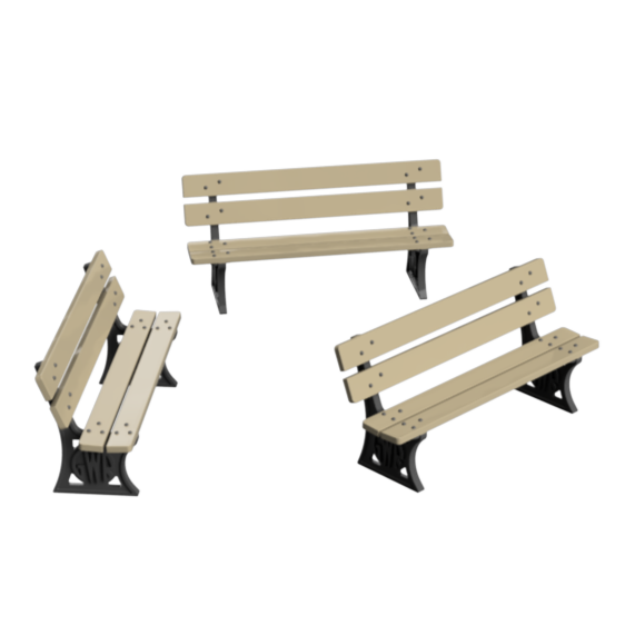 HO602B – GWR 6ft Platform Benches N Scale