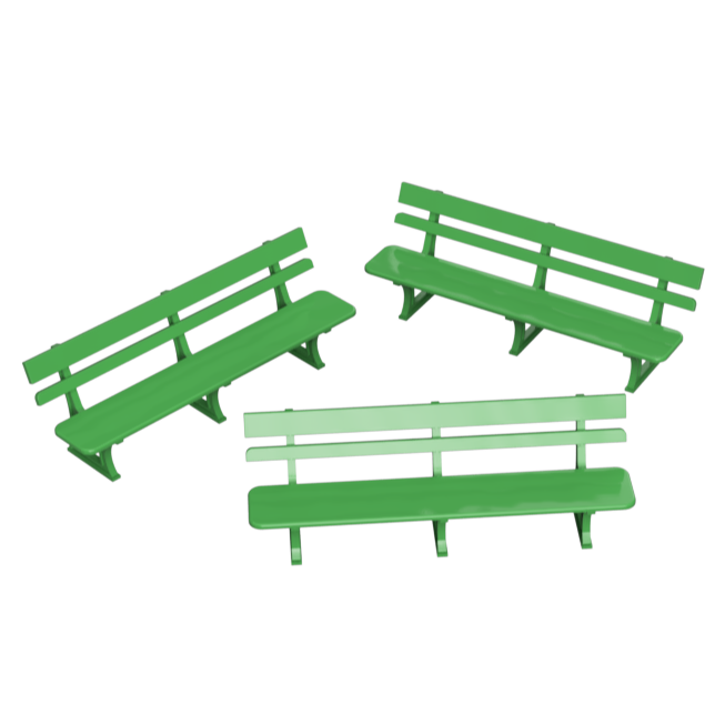 HO602C – LNER 8ft Platform Benches N Scale