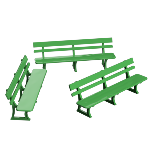 HO602C – LNER 8ft Platform Benches N Scale