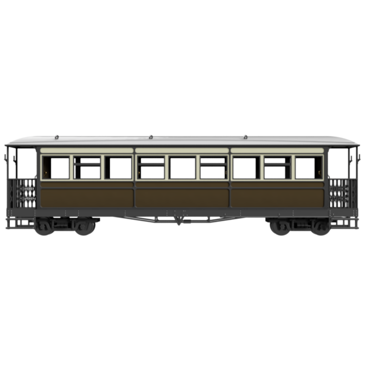 FP702B – WLLR Pickering Saloon Coach OO9 Gauge