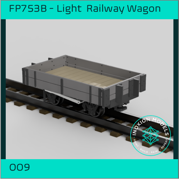 FP753B – Light Railway Wagon OO9 Gauge