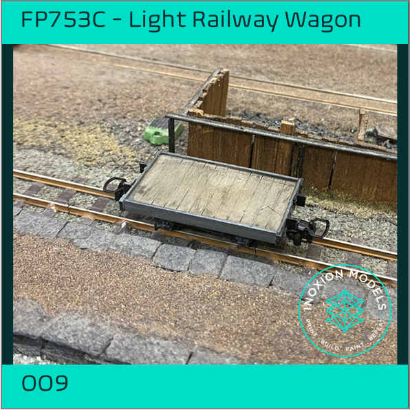 FP753C – Light Railway Wagon OO9 Gauge