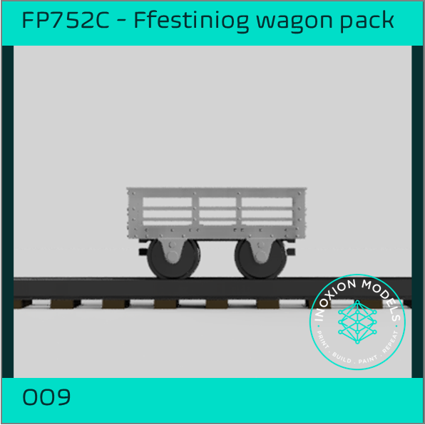 FP752C – Ffestiniog Slate Wagon Pack OO9 Gauge