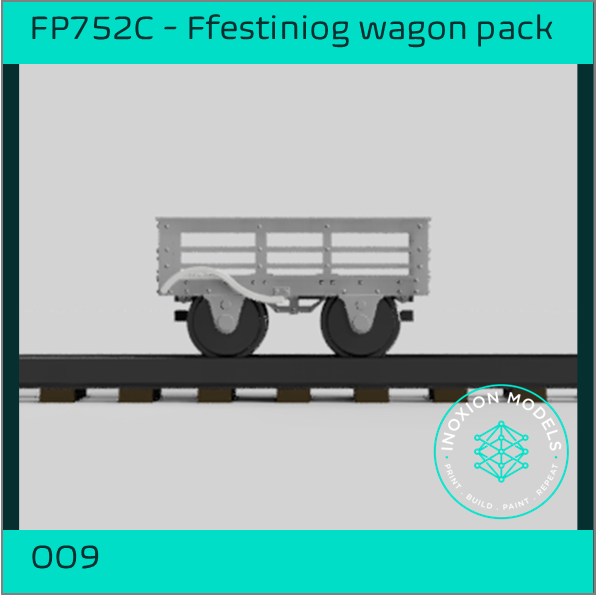 FP752C – Ffestiniog Slate Wagon Pack OO9 Gauge