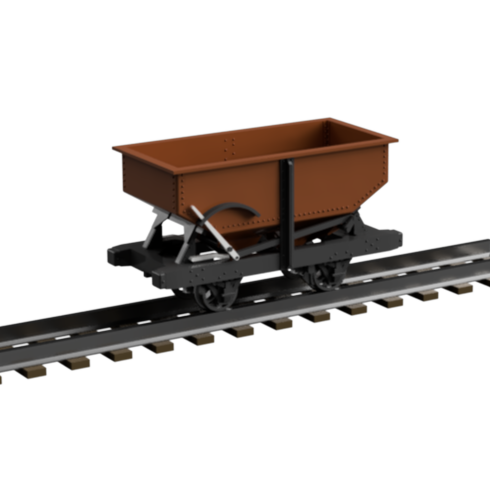 FPC755C – 4x C&MLR 3.5 ton Hopper Wagon OO9 Gauge