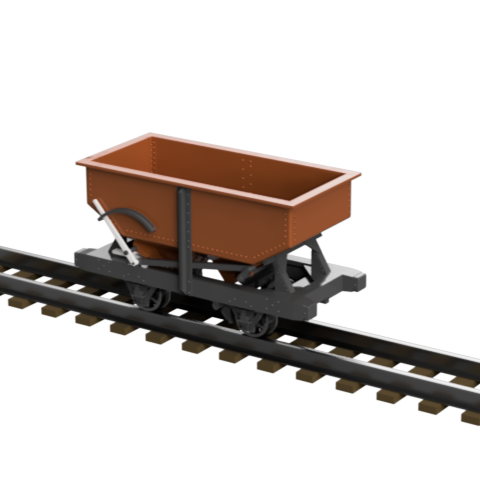 FP755C – C&MLR 3.5 ton Hopper Wagon OO9 Gauge