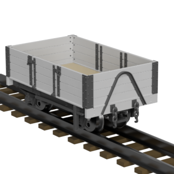 FP756A – WLLR Open Wagon OO9 Gauge