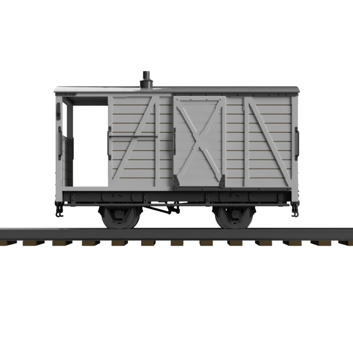 FP756C – WLLR Brake Van OO9 Gauge