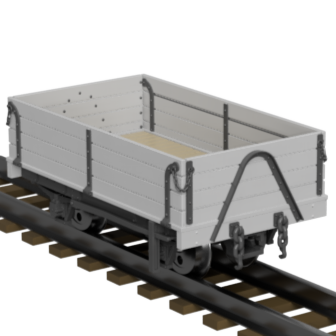 FP756D – WLLR Open Wagon 1902 OO9 Gauge