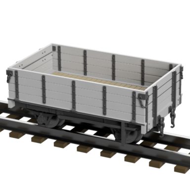 FP756E – WLLR Open Wagon Rebuilt OO9 Gauge