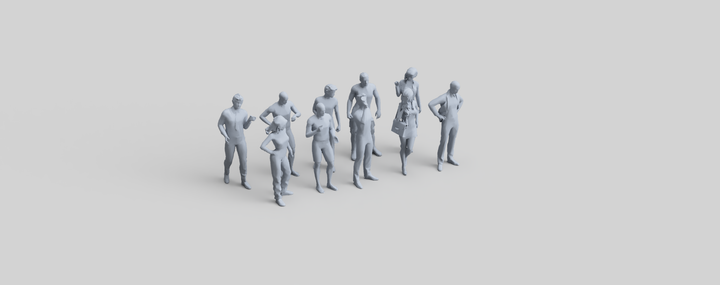 FR001 Standing Figure Pack 1