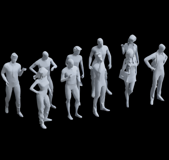 FR001 Standing Figure Pack 1