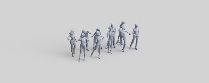 FR007 Standing Figure Pack 7