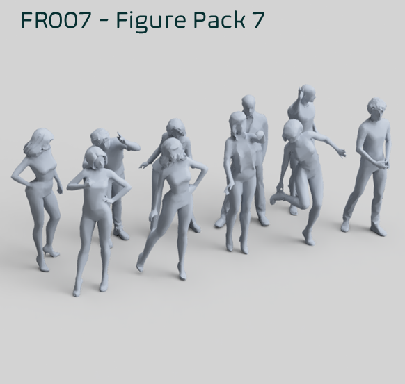 FR007 Standing Figure Pack 7