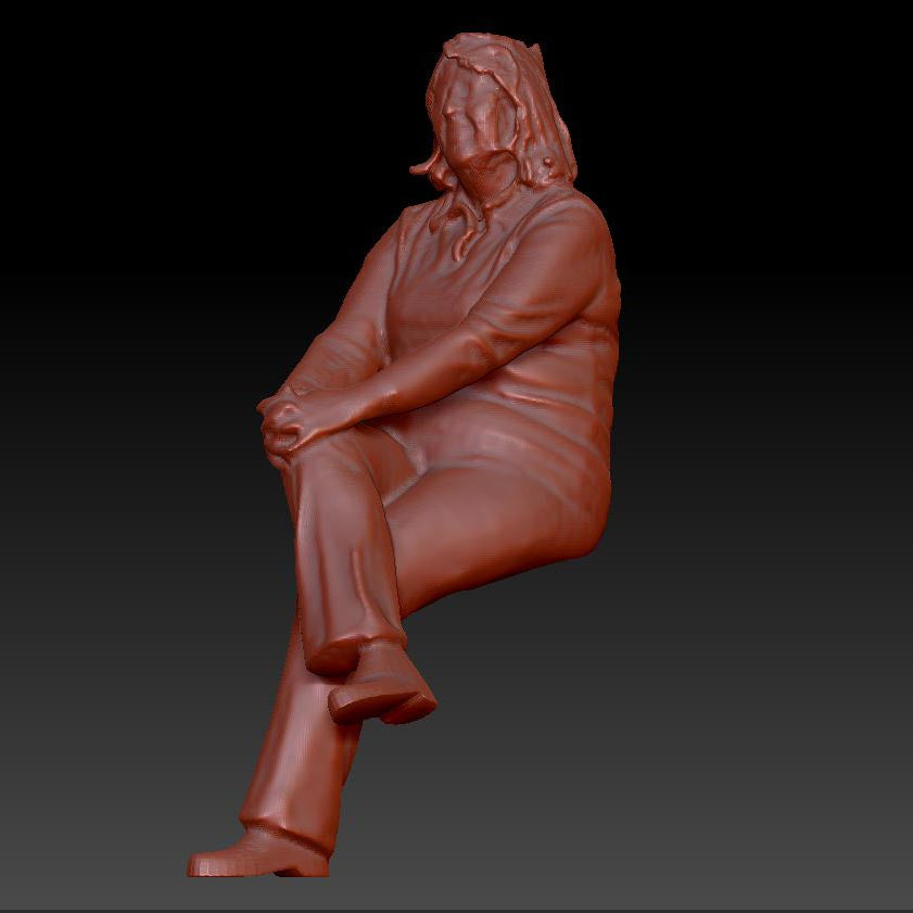 Female Sitting Dsp018 Figure