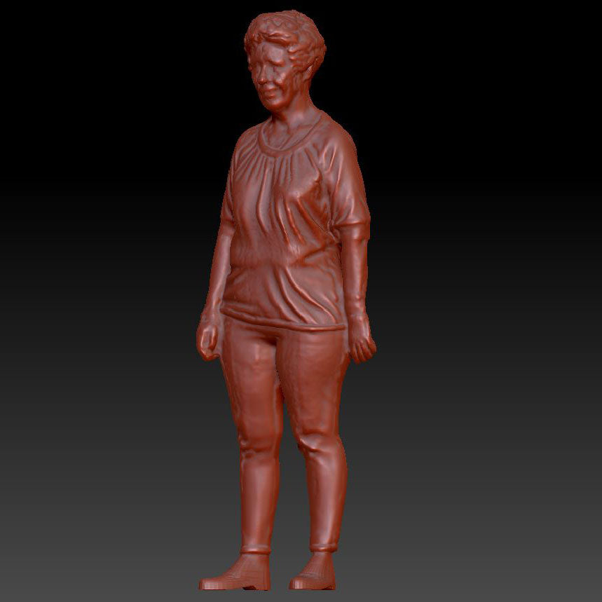 Older Lady Standing And Gossiping Dsp024 Figure