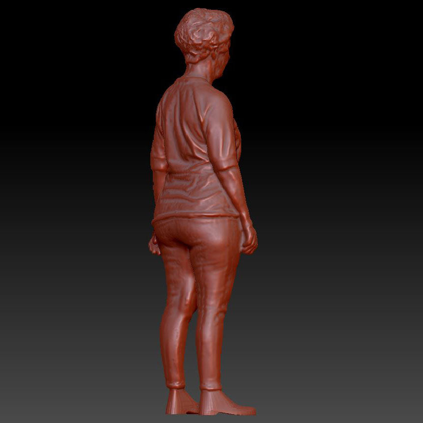 Older Lady Standing And Gossiping Dsp024 Figure