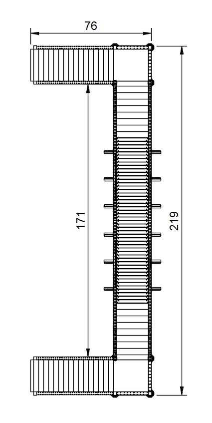 FM804A – Platform Footbridge HO Scale