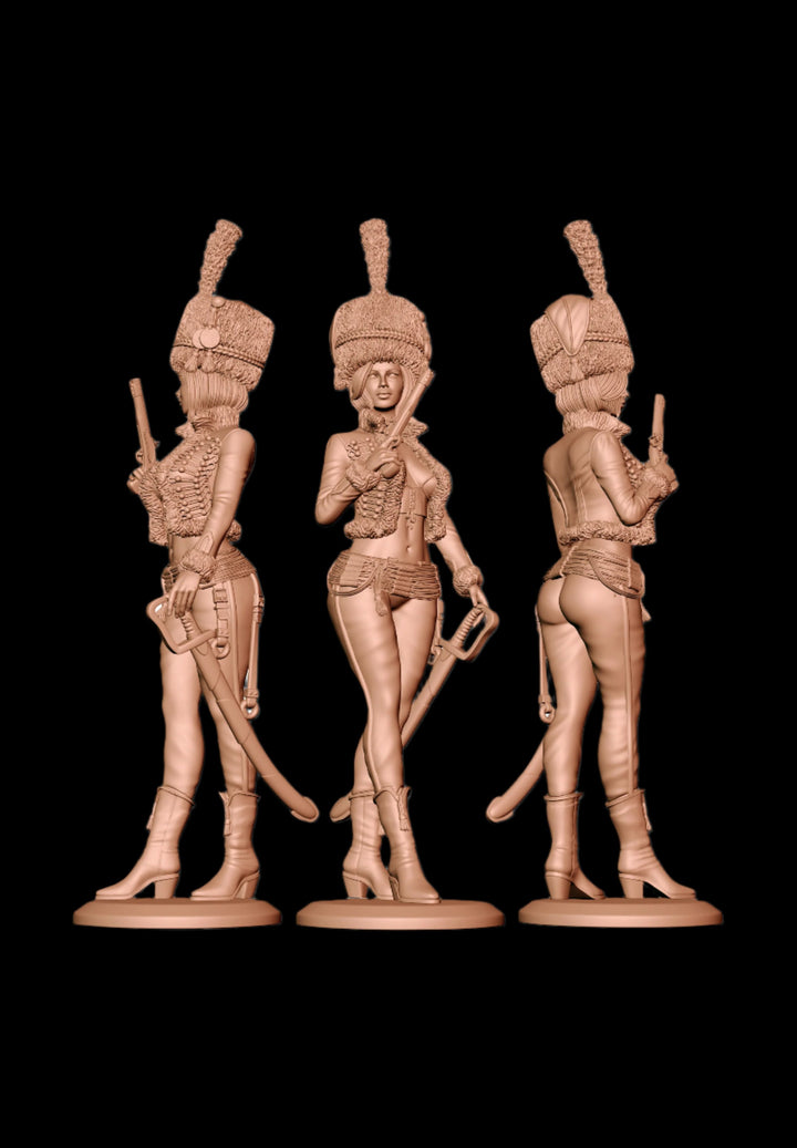 75mm Napoleonic Pin Ups Hussar