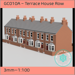 GC010A – 6x Terrace House Pack 3mm - 1:100 Scale
