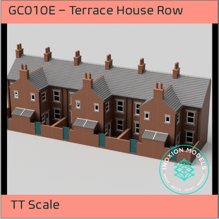 GC010E – 6x Low Relief Terrace House Pack TT Scale