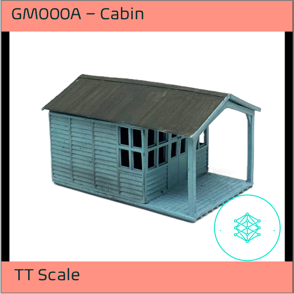 GM000A – Cabin/Garden Shed TT120 Scale