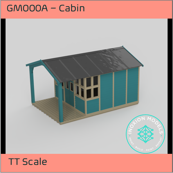 GM000A – Cabin/Garden Shed TT120 Scale