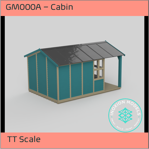 GM000A – Cabin/Garden Shed TT120 Scale