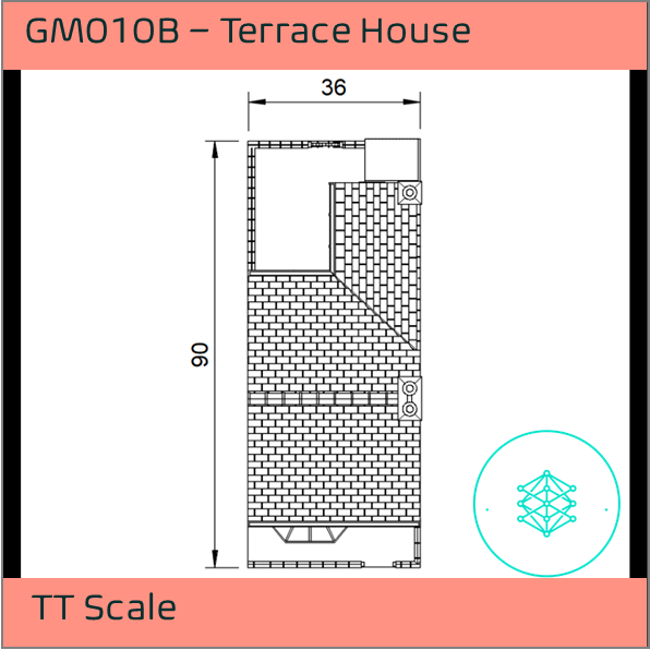 GM010B – Terrace House TT Scale