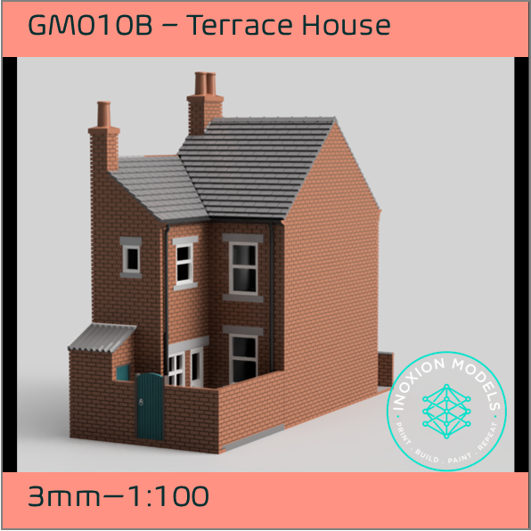 GM010B – Terrace House 3mm - 1:100 Scale