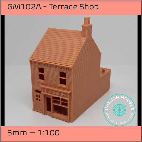 GM102A – Terrace Shop 3mm - 1:100 Scale