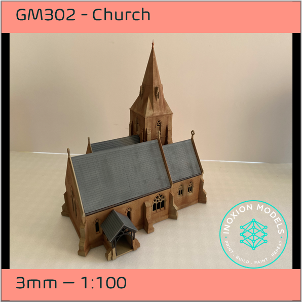 GM302 – Church 3mm - 1:100 Scale