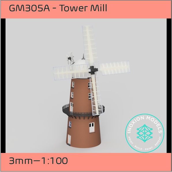 GM305A – Tower Windmill 3mm - 1:100 Scale