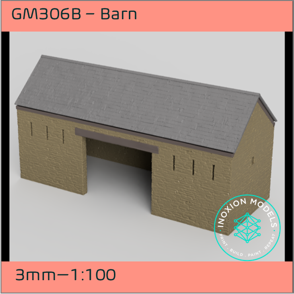 GM306B – Barn 3mm - 1:100 Scale