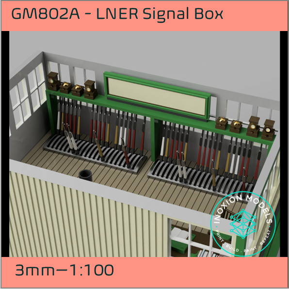 GM802A – LNER Signal Box 3mm - 1:100 Scale