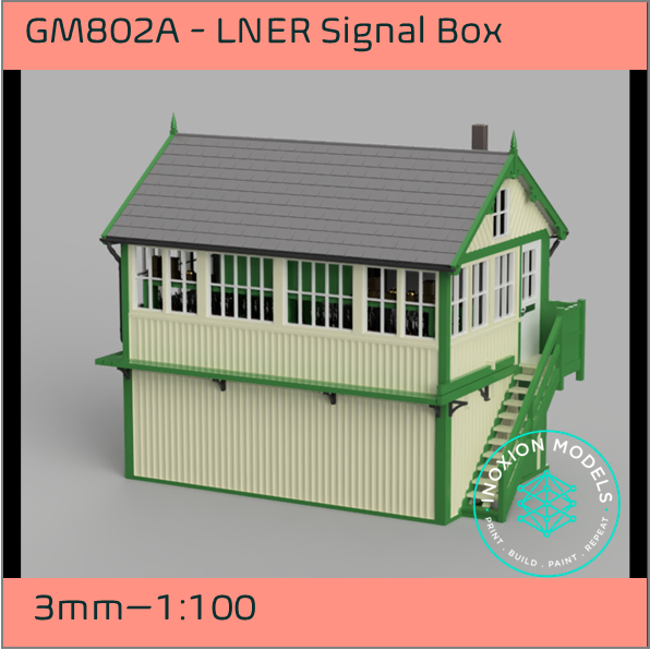 GM802A – LNER Signal Box 3mm - 1:100 Scale