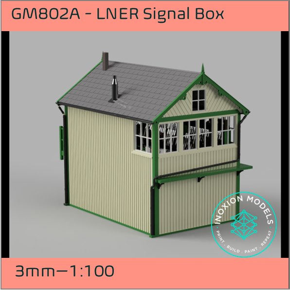 GM802A – LNER Signal Box 3mm - 1:100 Scale