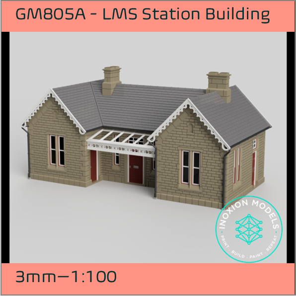 GM805A – LMS Station Building 3mm - 1:100 Scale