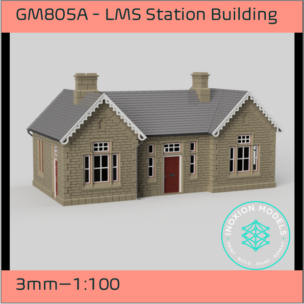 GM805A – LMS Station Building 3mm - 1:100 Scale