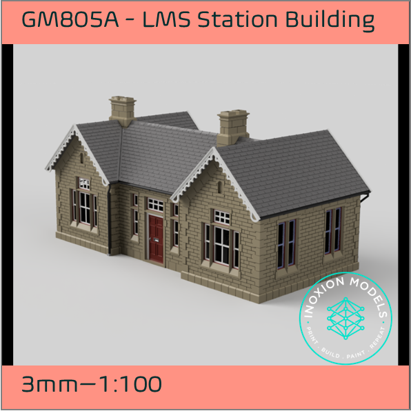 GM805A – LMS Station Building 3mm - 1:100 Scale