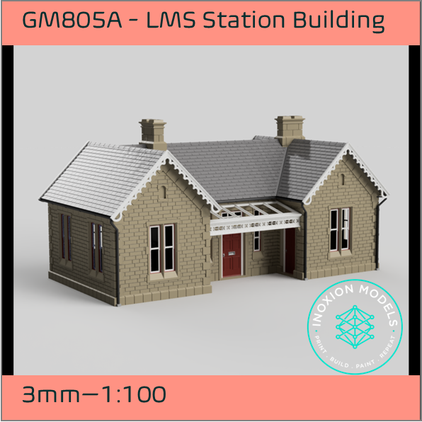 GM805A – LMS Station Building 3mm - 1:100 Scale