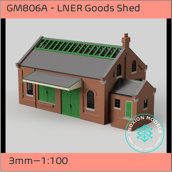GM806A – LNER Goods Shed 3mm - 1:100 Scale