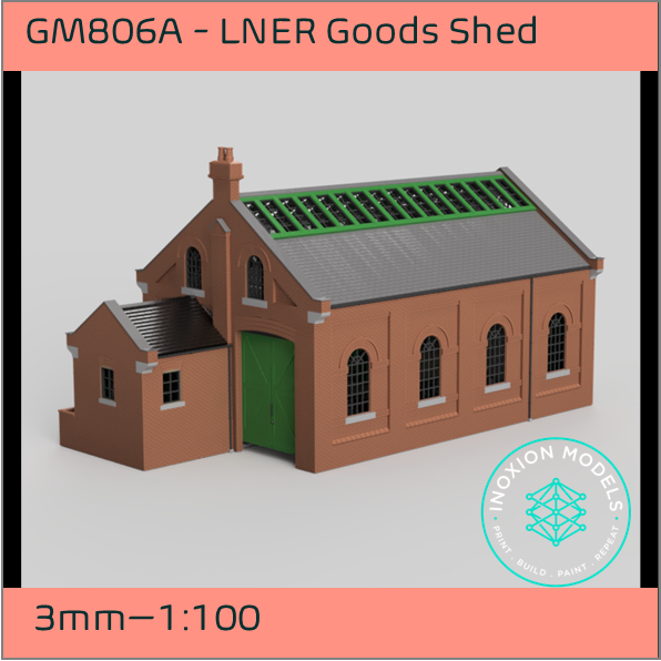 GM806A – LNER Goods Shed 3mm - 1:100 Scale